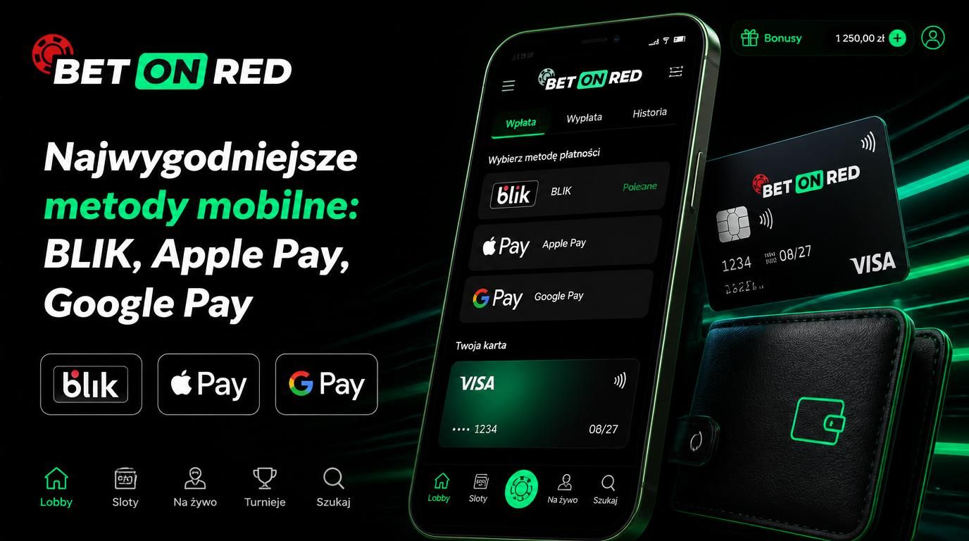Smartfon z ikonami płatności mobilnych i kart bankowych